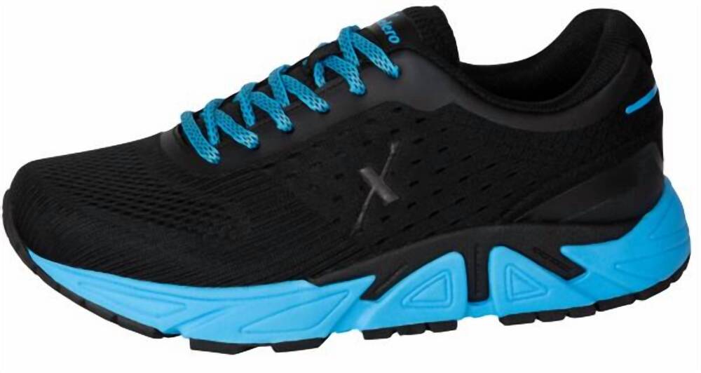 NEW XELERO men's genesis ii shoe in black/arctic blue